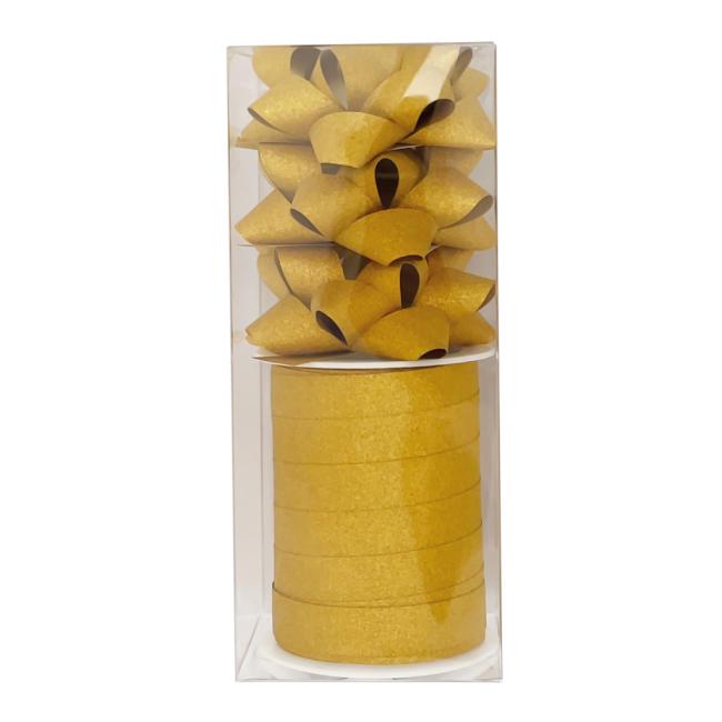 Malá sada na vianočné balenie darčekov zlatá