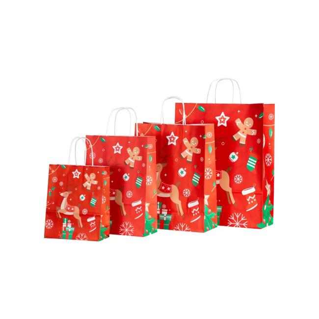 [XX125023] Christmas paper bag 220x100x310, Christmas Deer
