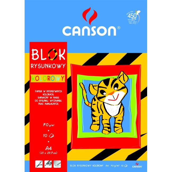 Colored paper A4, mix of 10 colors, 80g 'School'