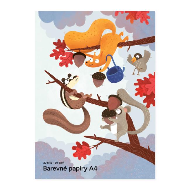 [XX805026] Color paper A4 20 sheets