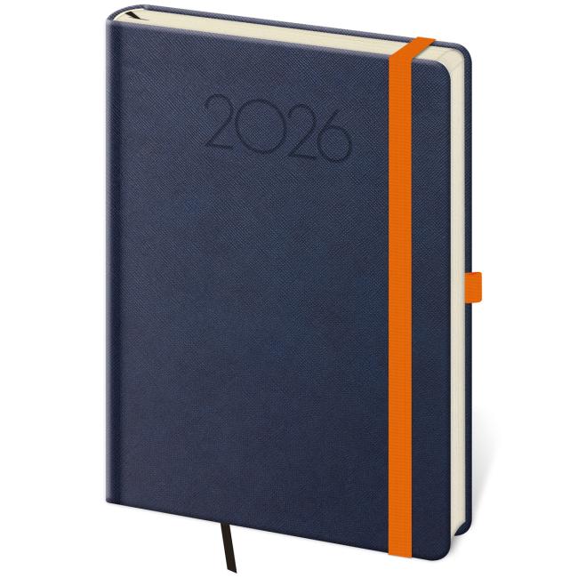 [DNP423-3] Diary New Praga weekly A5 14.3x20.5cm blue 2026