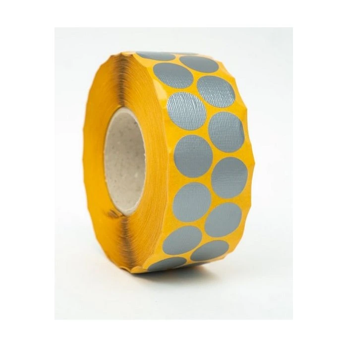 Adhesive cut-out diameter 3 cm gray 3000 pcs