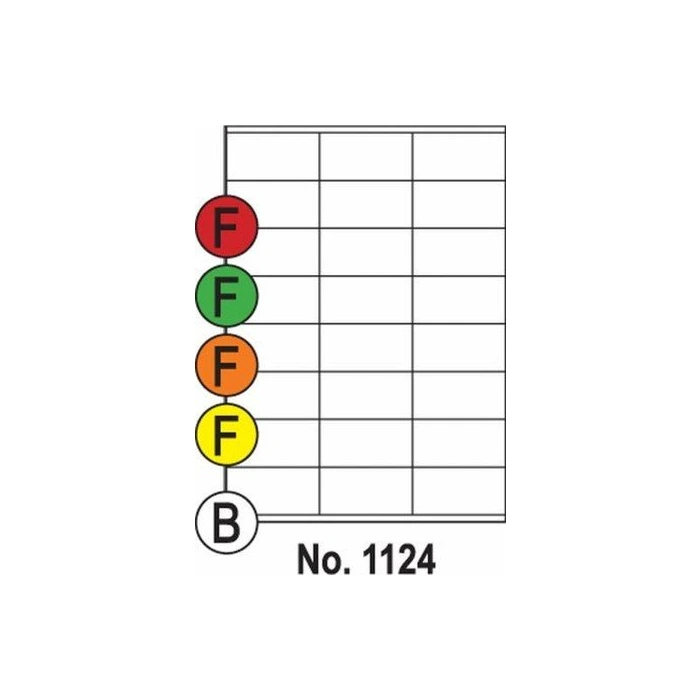Etikety farebné 70x36mm A4 100 hárkov zelené