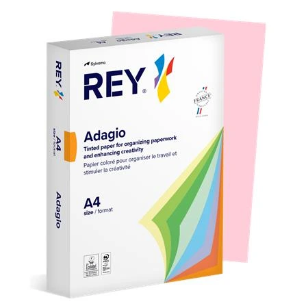 Kopírovací papier farebný Adagio ružová A4, 80g (Contracted)