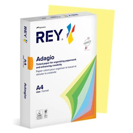Copy paper colored Adagio light yellow A4, 80g (Contracted)