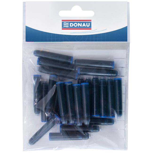 Ink cartridges Donau, 25 pcs in a bag, blue