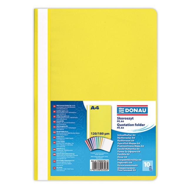 Quick binder DANAU yellow