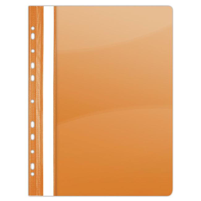 [DO170412] PVC quick binder with perforation DONAU glossy orange