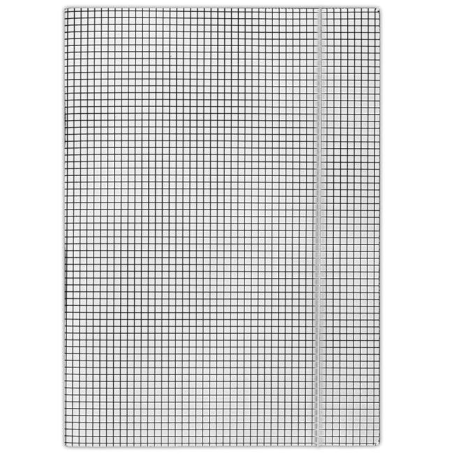 Kartónový obal s gumičkou DONAU biele káro