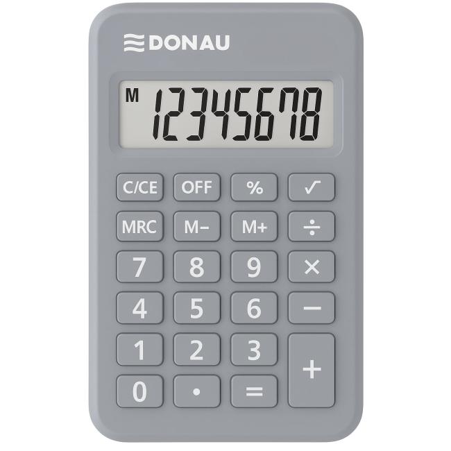 Calculator Donau Tech K-DT2082 gray
