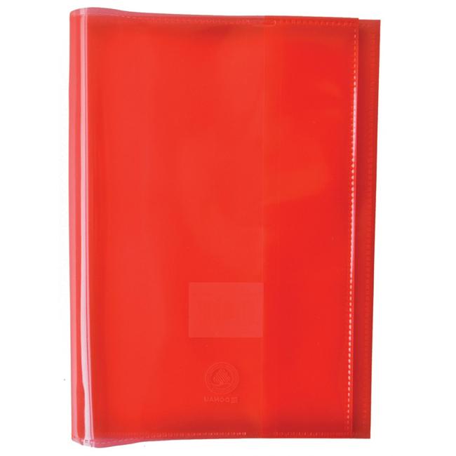 [DO228304] Covers for notebooks, Gimboo, A5, smooth, 150mic, red