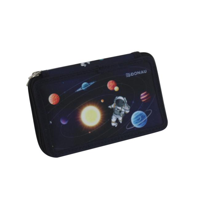 [DO322297] Pencil case DONAU 2-zip full, mix of motifs