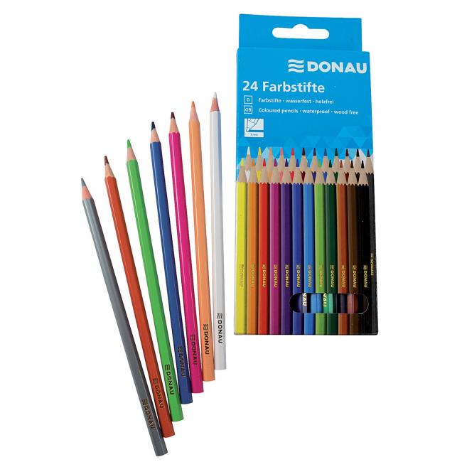 [DO330172] DANUBE crayons, set of 24 pcs