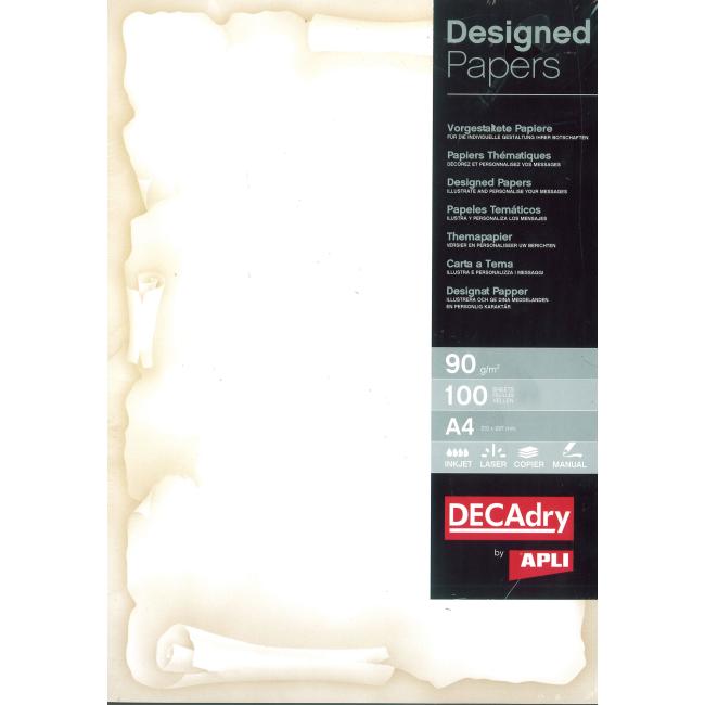 Illustration paper Ambassador brown, 90g, 100 sheets