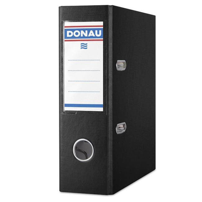 [DO390501] DONAU Master lever folder, cardboard and foil, A5/75 mm, black