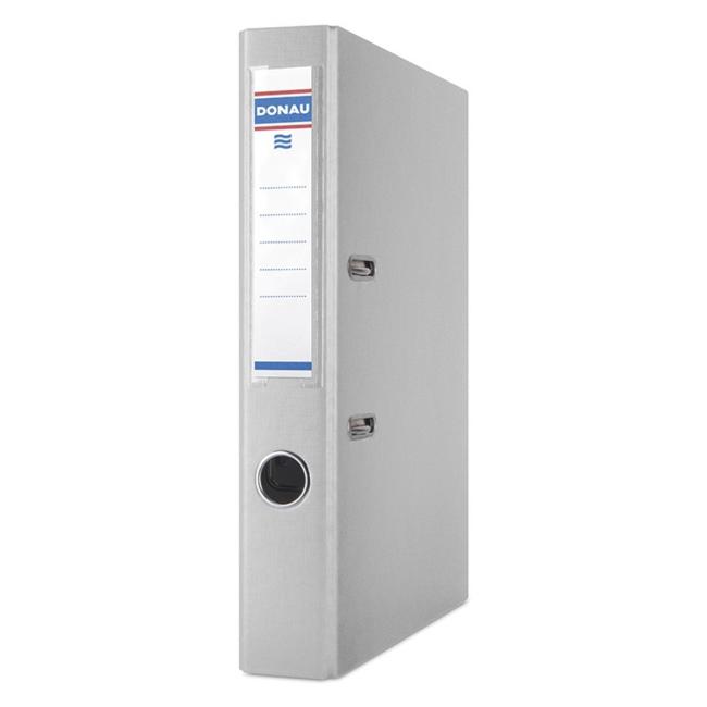 [DO395013] DONAU Master lever folder, cardboard and foil, A4/50 mm, gray
