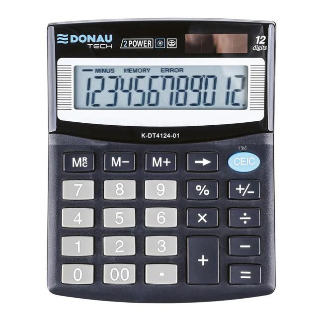 Calculator Donau Tech K-DT4124 black
