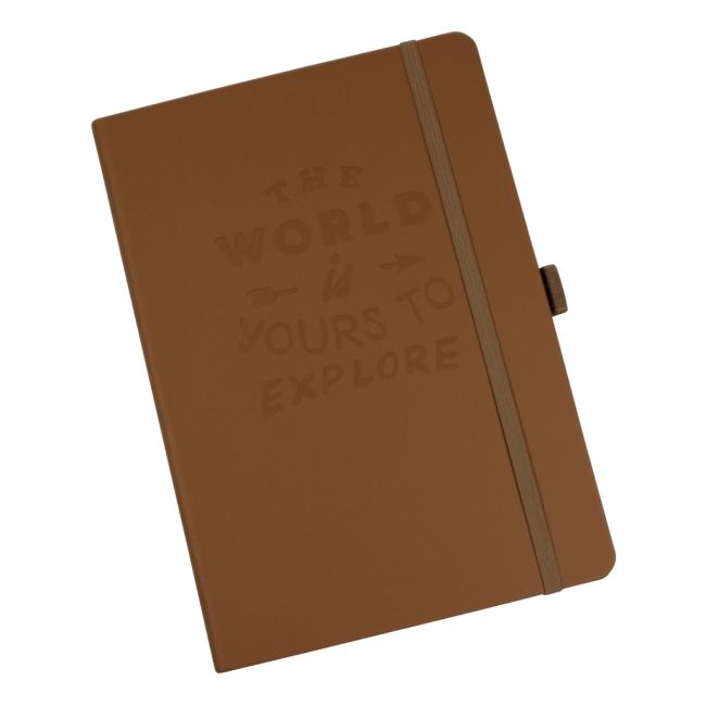 [DO510602] Notebook Donau A5 outer square brown with waterproof paper