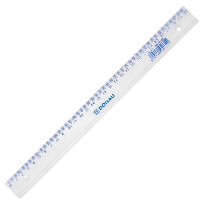 Ruler LAKE transparent 30 cm