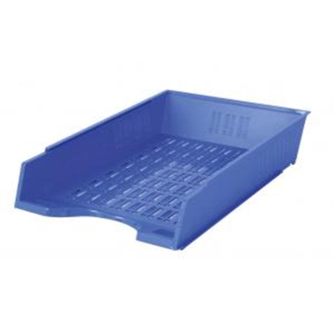 Ribbed storage box blue