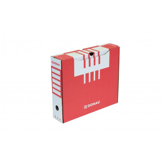 Archívna krabica DONAU 80mm červená
