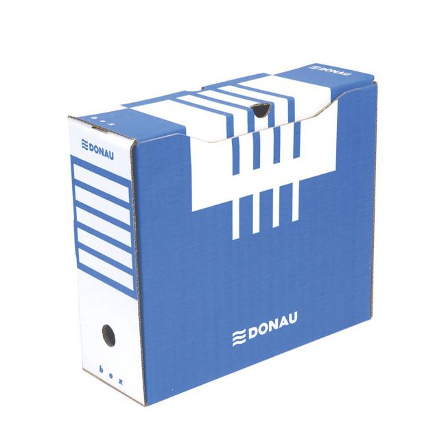 [DO766210] Archival box DONAU 120mm blue