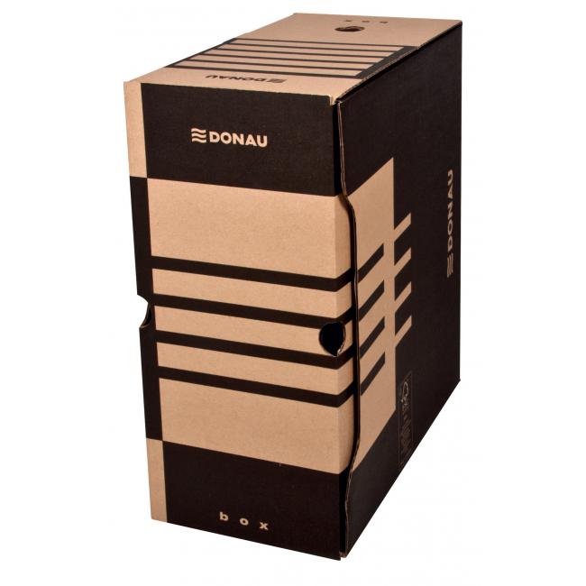 [DO766302] Archívny box DONAU 155mm hnedý