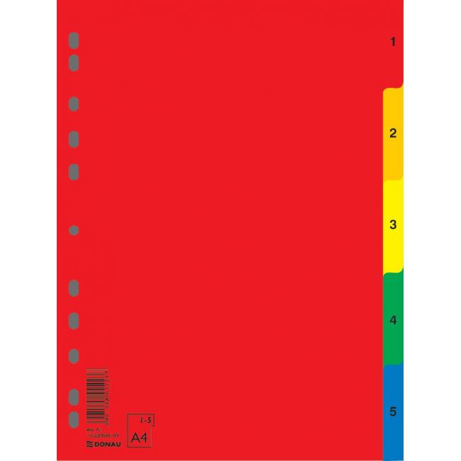 [DO770899] Plastic distributor DONAU 1-5 colored