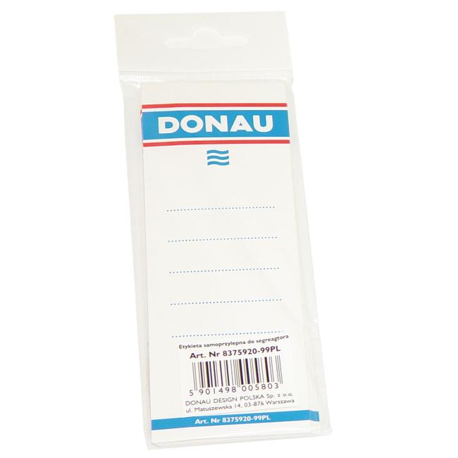 [DO837509] Back self-adhesive label for binders 54x153mm white