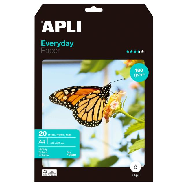 Fotopapier APLI A4 Everyday, 180g, 20 listov