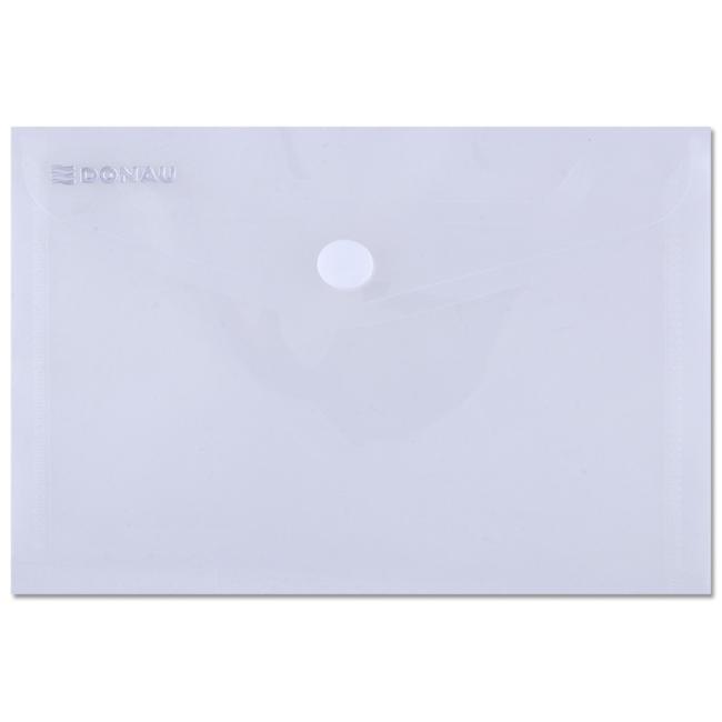 Plastový obal A6 s cvokom DONAU, priehľadný