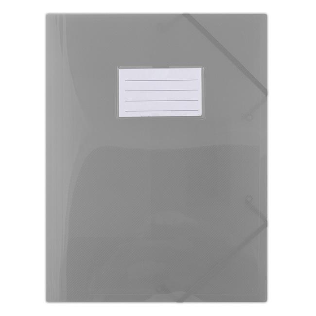 [DO856802] Plastic cover with rubber DONAU semi-transparent smoke
