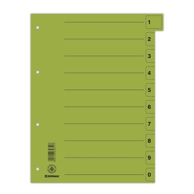 [DO861106] Cardboard separator DONAU tear-off green