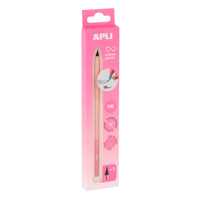 [AG019935] APLI infinity pencil - 3-piece set, pink