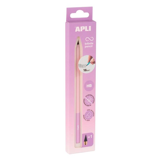 APLI infinity pencil - 3-piece set, purple