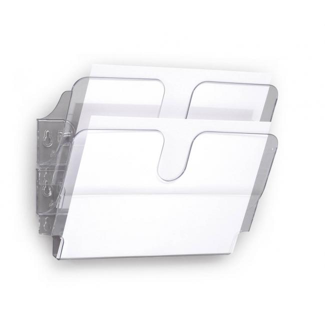 [DU014400] Set of brochure stands FLEXIPLUS 2 A4 transparent horizontal