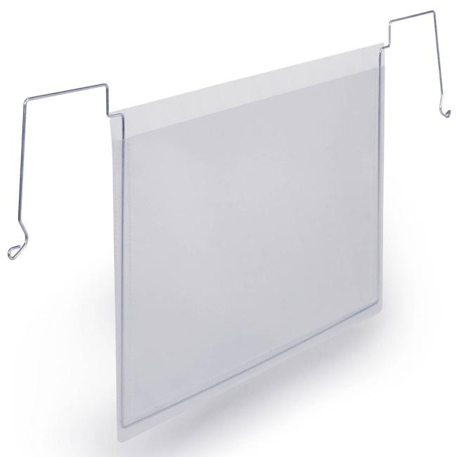 [DU118419] Hanging bag with wire hanger A5 width, 50 pcs, transparent Bag with wire hanger A5