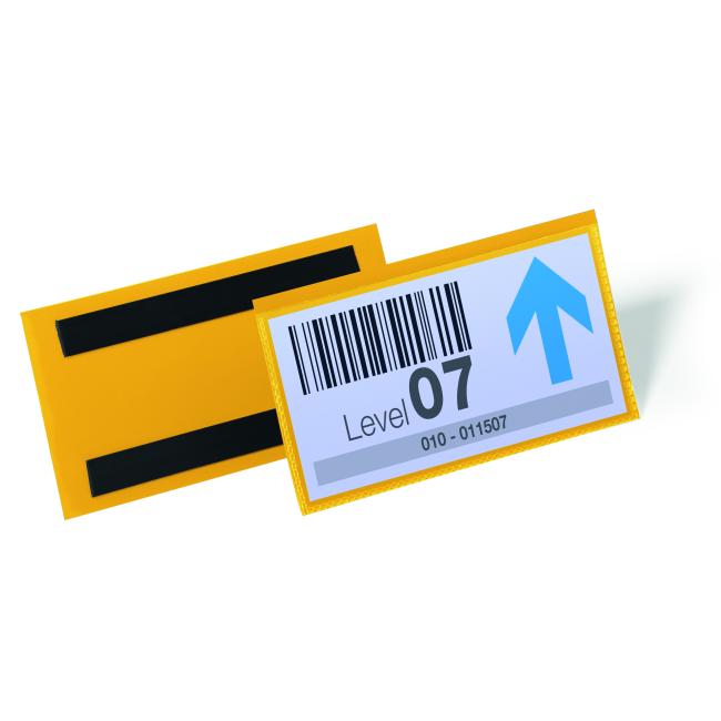 [DU174204] Magnetic bag for labels 150 x 67 mm 50 pcs yellow