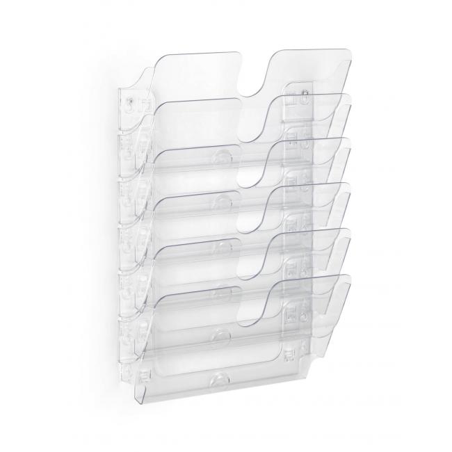 [DU174401] Set of brochure stands FLEXIPLUS 6 A4 transparent horizontal