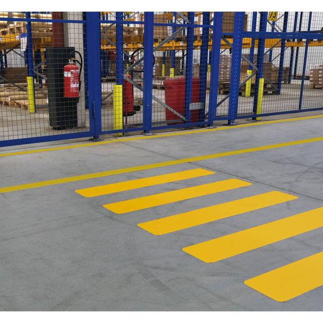 [DU181004] Floor marking pedestrian crossing 200/05, self-adhesive, 5 pcs Floor marking pedestrian crossing