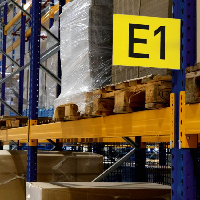 [DU187519] Magnetic aisle marking A4, wide, transparent Magnetic aisle marking