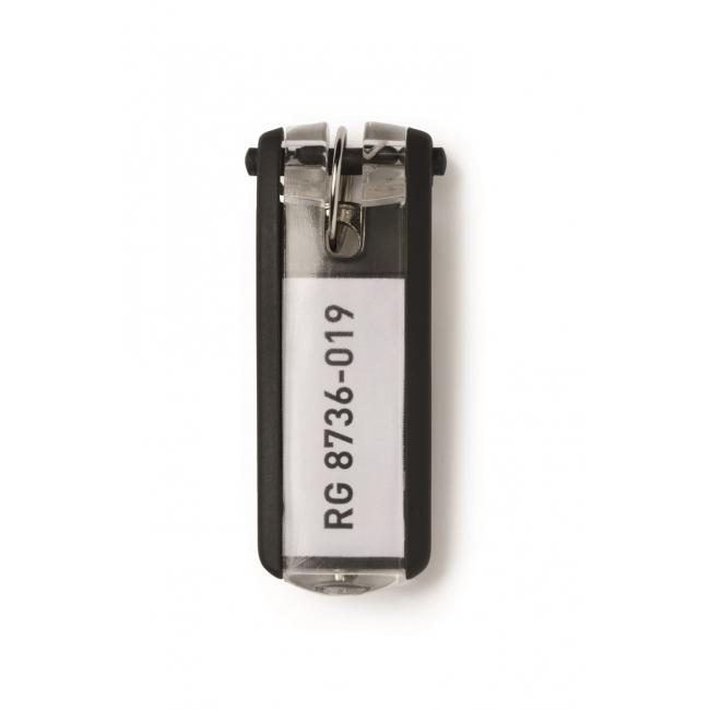 [DU195701] Kľúčenky DURABLE KEY CLIP čierna 6 ks