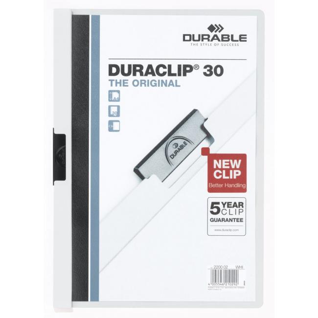 [DU220002] Puzdro s klipom DURACLIP Original 30 biele