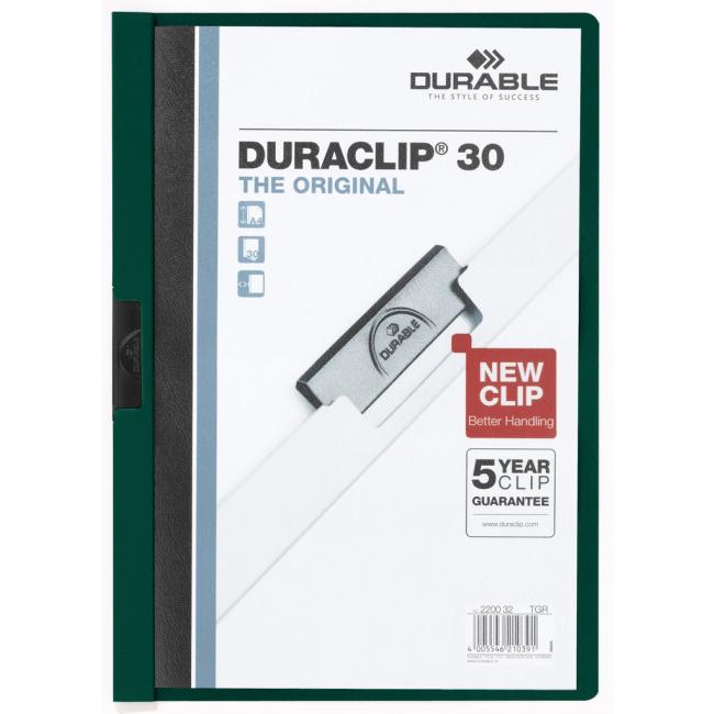 Case with clip DURACLIP Original 30 dark green