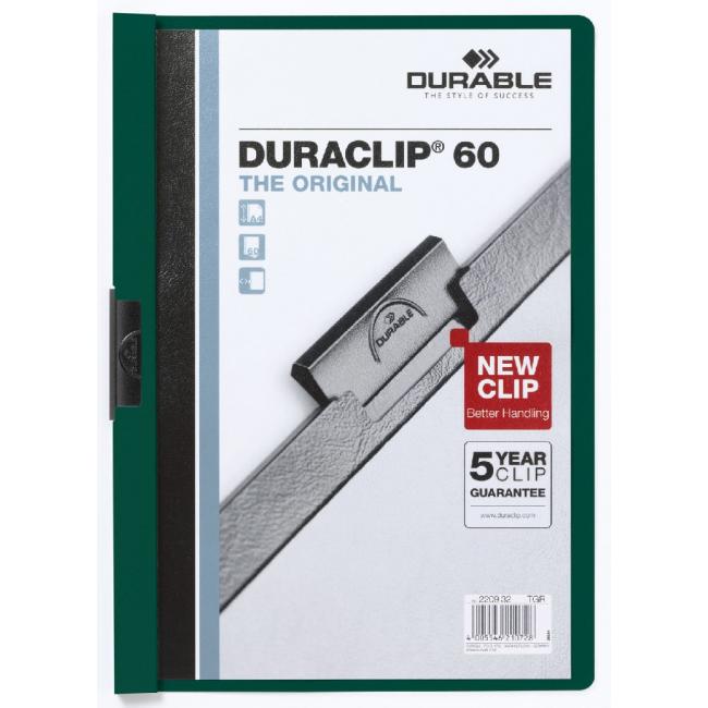 [DU220932] Obal s klipom DURACLIP Original 60 tmavozelený