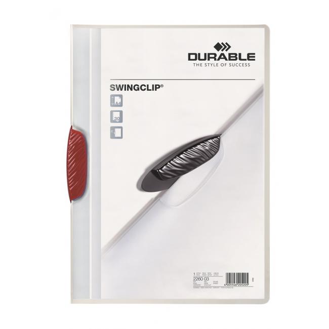 Cover with red SWINGCLIP clip