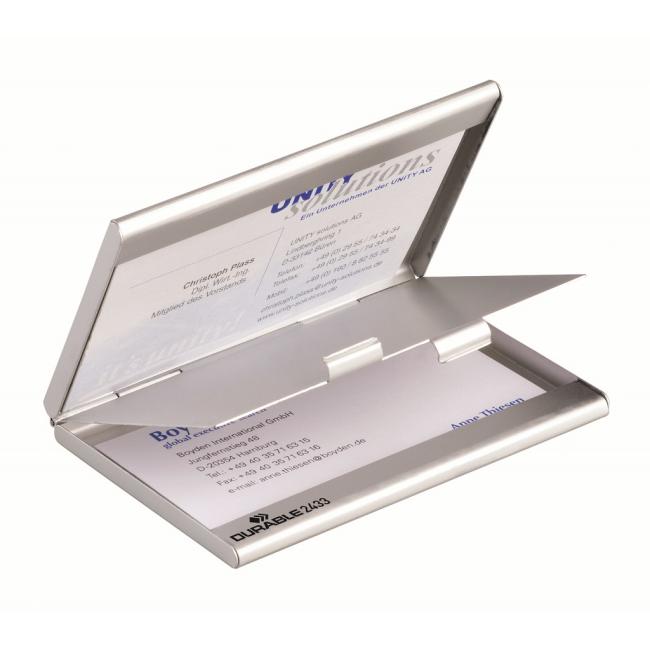 [DU243323] DURABLE BUSINESS CARD BOX DUO business card box