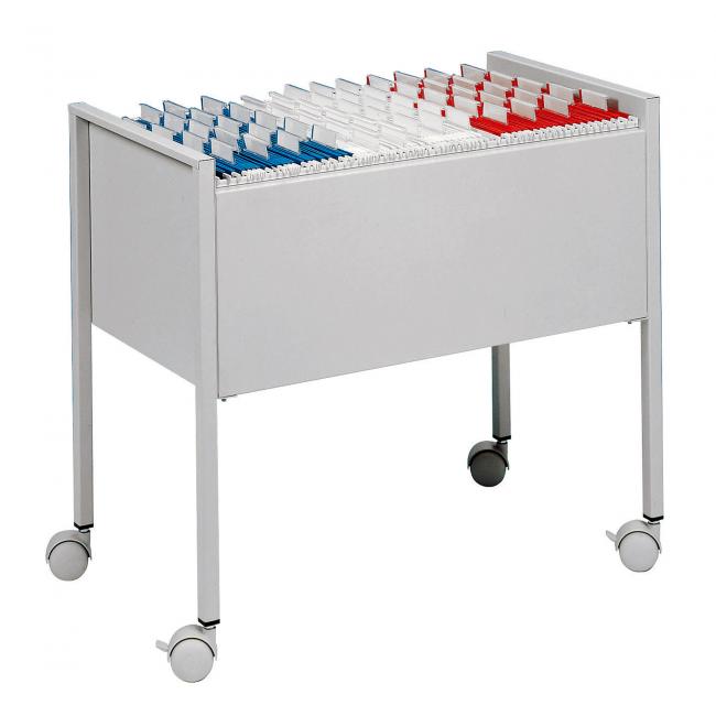 Mobile filing cabinet DURABLE ECONOMY 80 A4 gray