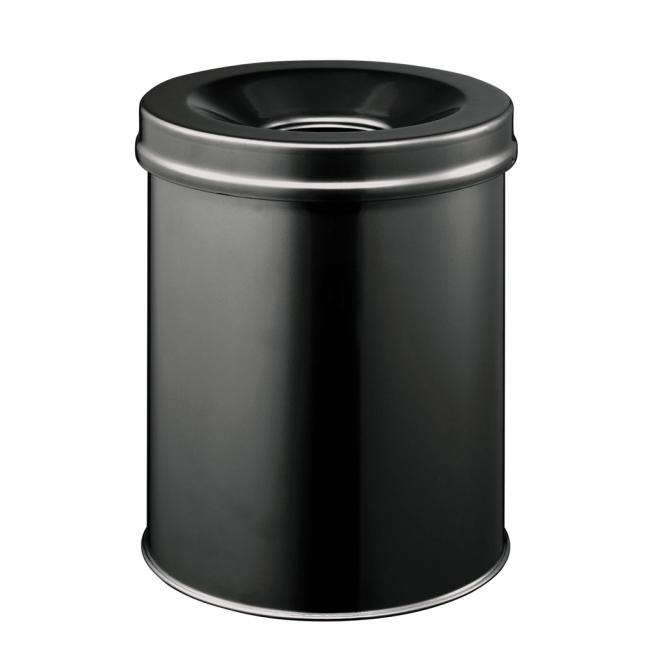 Fireproof steel basket 15 ℓ black