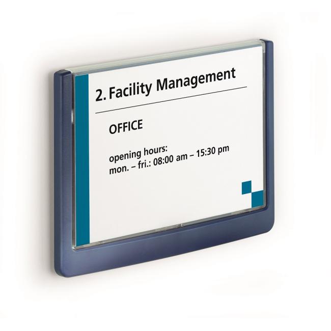 Informačná tabuľka Click Sign 149x105,5 blue